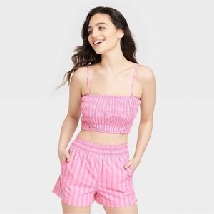 Pink Striped Women's Set